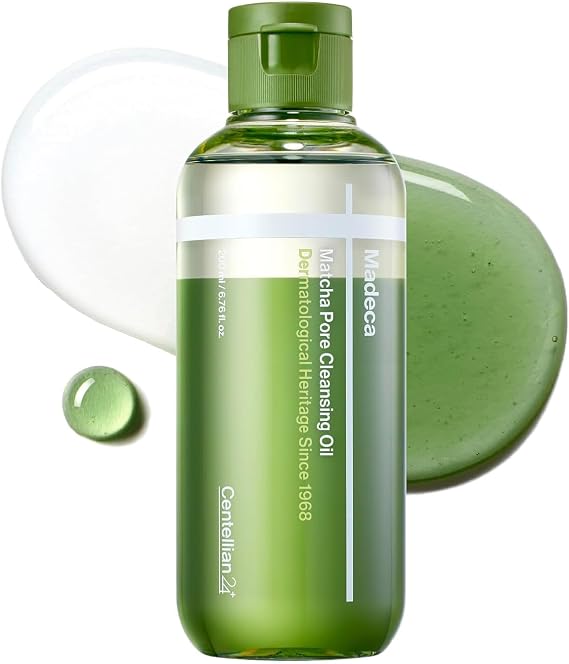 Centellian 24 Madeca Matcha Cleansing Oil, Non-Drying Deep Cleanser, 200ml