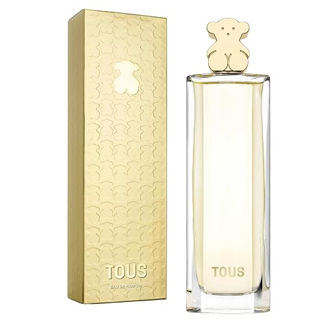 TOUS Gold Eau de Parfum for Women, Floral Fruity Fragrance, 3 Fl Oz | Luxurious & Feminine Fragrance Spray with Orange Blossom, Rose & White Musk, Elegant Scent for Everyday Wear, Gift for Women