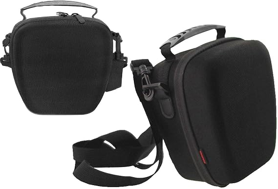 Navitech Black Rugged Hard EVA Protective Carry Case Compatible with TEFTYMON 4K 64MP Digital Camera