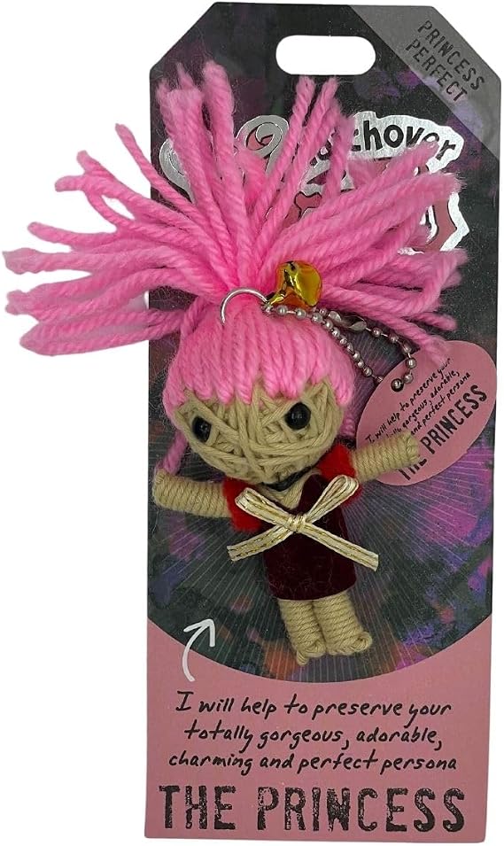 Watchover Voodoo 3-Inch The Princess Keychain - Handcrafted Gift to Bring Good Luck and Positivity Everywhere You Go