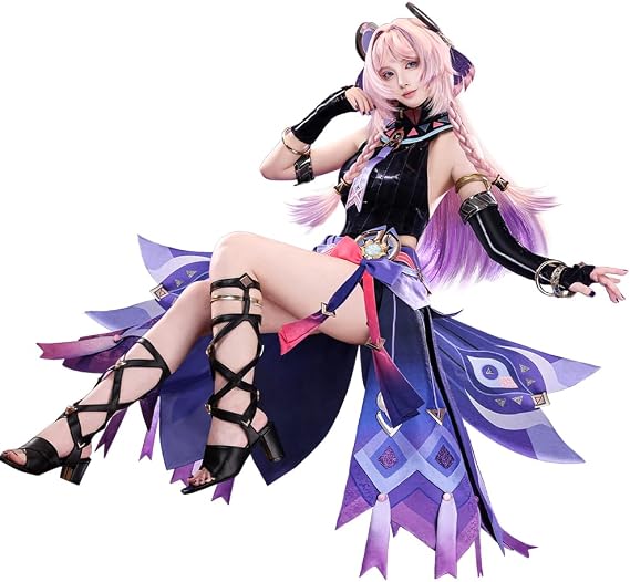 KIRA KIRA Genshin Citlali Cosplay Costume Luminous Doki-SR Game Genshin Natlan Citlali Halloween Costume Outfits