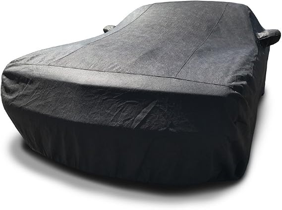 CarsCover Custom Fit Car Cover for Dodge Challenger 5 Layer Ultrashield Premium Black Covers (R/T, SRT, T/A, SXT, Hellcat)