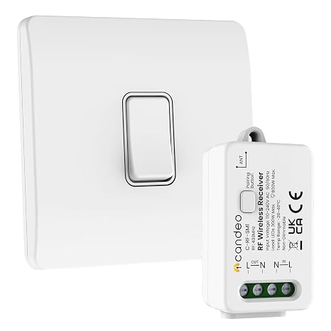 Kinetic Wireless Switch and RF Receiver Module kit