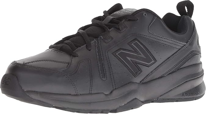 New Balance Men's 608 V5 Casual Comfort Cross Trainer, Black/Black, 12.5 X-Wide