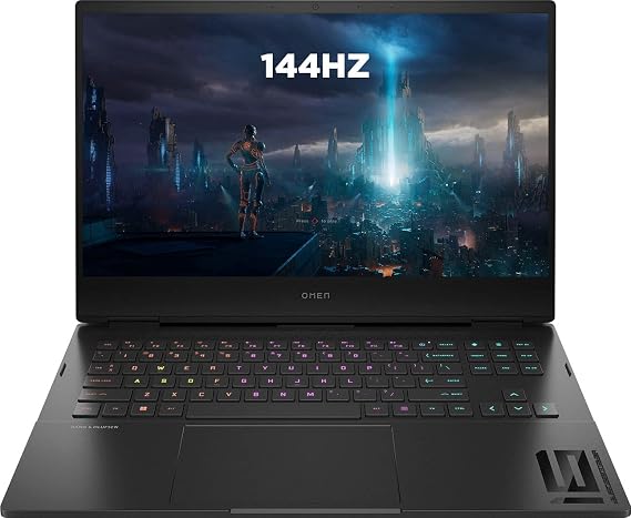 HP Omen Gaming Laptop 16.1" 144Hz FHD IPS Display AMD Ryzen 7 6800H 8-Core 16GB DDR5 512GB SSD NVIDIA GeForce RTX 3060 6GB GDDR6 Wi-Fi 6E 4-Zone RGB Backlit Keyboard 720p HD Camera Win11 Home