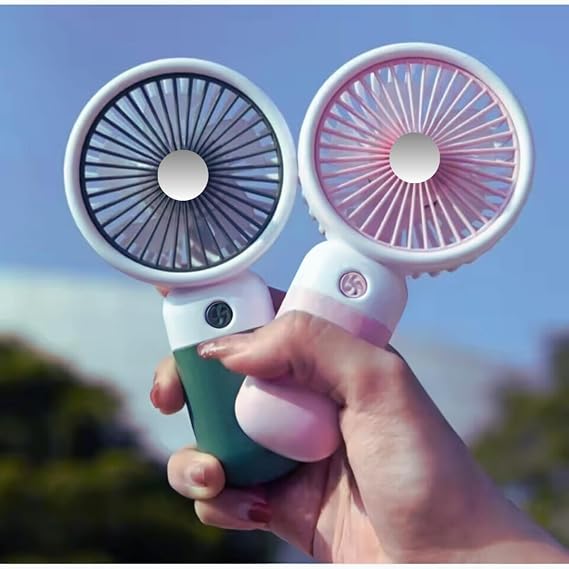 Mini Fan Desktop Portable Phone Stand Fan 2 Features Portable Desktop Fan High Speed Assortment Color 1 Piece