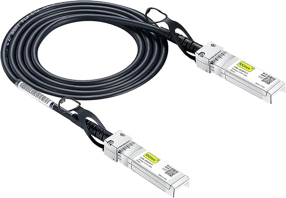 10Gtek 10Gb SFP+ DAC Twinax Cable, Passive, Compatible with Ubiquiti UniFi, 1.5-Meter(4.9ft)