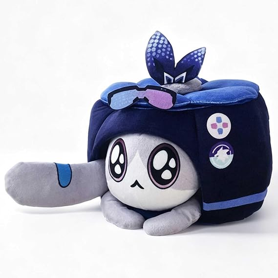 Star Rail Plush Pillow, 3D Cat Anime Decor, Silver Wolf, 32CM/12IN