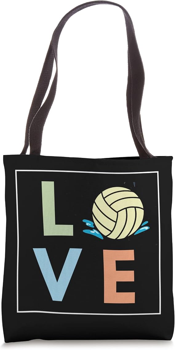 Water Polo Love for Water Polo Girl on Funny Water Polo Tote Bag