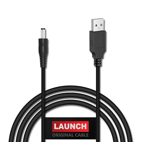 LAUNCH Original USB Charging Cable Replacement X-431 CRP123i, CRP123e, CRP123x, CRP129i, CRP129e, CRP129x, CRP909E, CRP909X OBD2 Scanner 5V DC