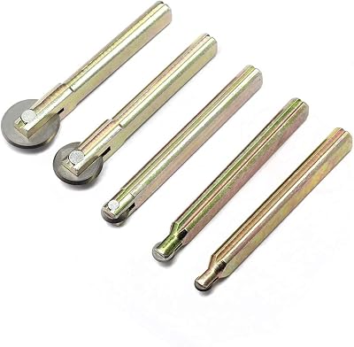 Wheel Kit Set 5pcs TSTR Tile Cutter Tungsten Carbide Repl Wheel Cutting Diameter 7822mm 233218mm 3810mm 5168mm 146mm Inch Bar length 80mm and 76mm