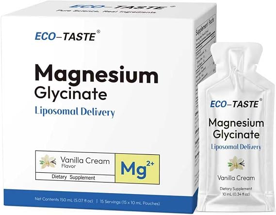 ECO-TASTE Liposomal Magnesium Glycinate Liquid Pouches