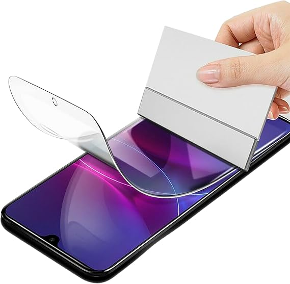 LOOKSEVEN 3 Pack Hydrogel Film Transparent Soft TPU Screen Protector Compatible with Samsung Galaxy Note 8, Samsung Galaxy Note 9, High Sensitivity Protective Film (Not Tempered Film)