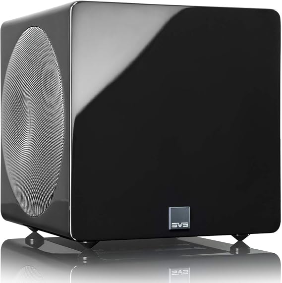SVS 3000 Micro Subwoofer (Piano Gloss Black) | Active Dual 8-in Drivers, 800 Watt RMS, Sealed Cabinet