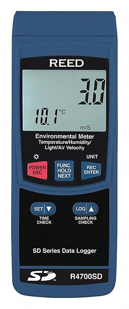 REED Instruments R4700SD Data Logging Environmental Meter