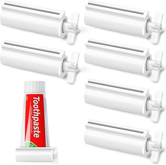 LOVEINUSA Toothpaste Tube Squeezer Dispenser, 6 PCS