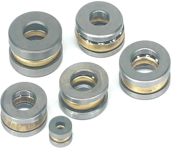 Mini Axial Ball Flat Washers Thrust Bearing F3-8M F4-9M F4-10M F5-10M F5-12M F6-12M F7-13M F8-16M F10-18M (Color : 1 Piece, Size : F5-11M 5x11x4.5mm)