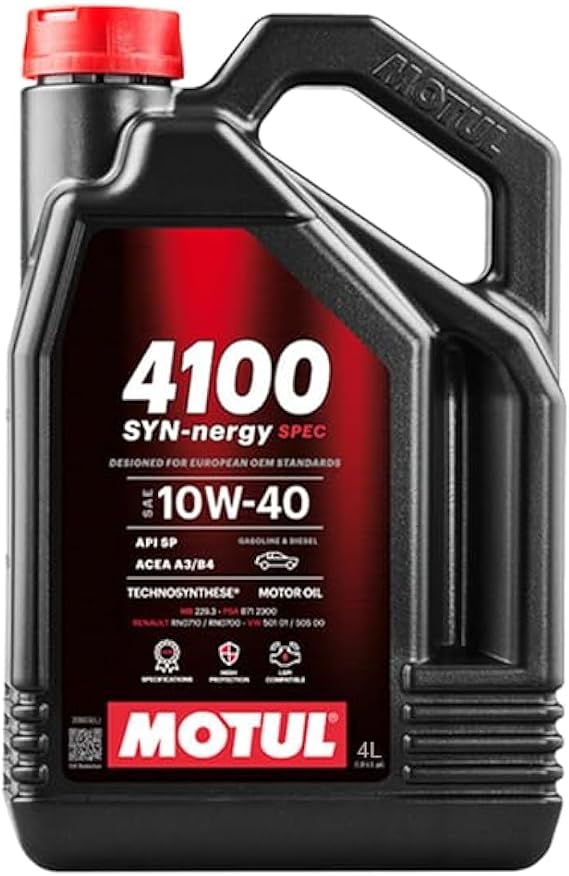 Motul 4100 Syn-nergy SPEC 10w-40 4l%100 Sentetik (6100)
