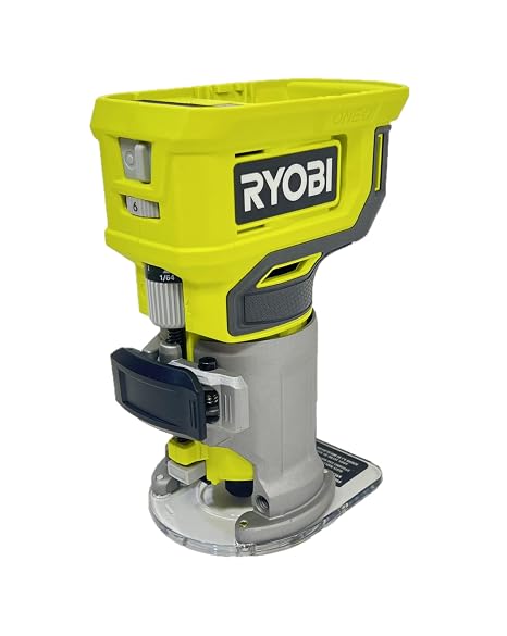 RYOBI ONE+ 18V Cordless Compact Fixed Base Router Tool Only (Battery Not Included) - PCL424B | Battery and Charger Sold Separately