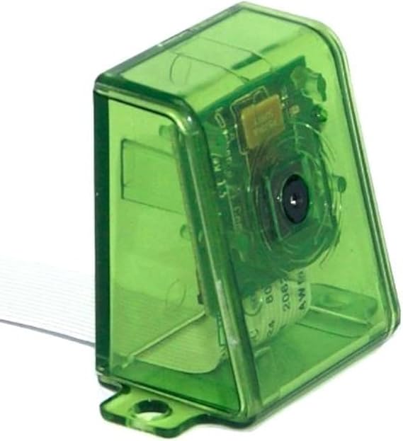 Raspberry Pi Camera Case/Enclosure - Green Transparent Assemble in 30 secs