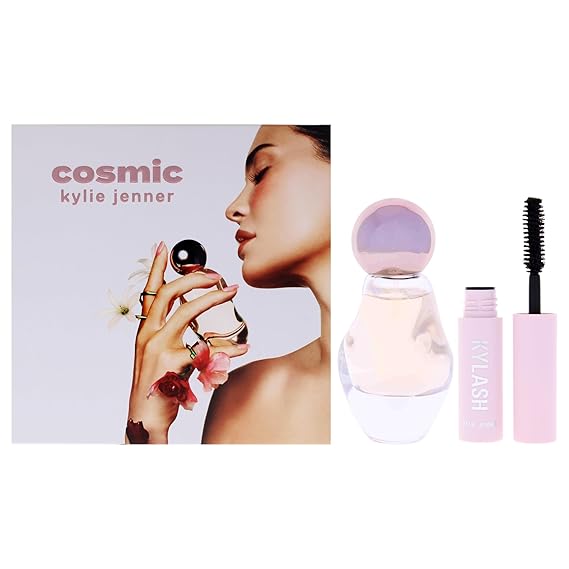 Cosmic Kylie Jenner Gift Set by Kylie Cosmetics for Women - 2 Pc Gift Set 1oz EDP Spray, 0.17oz Volume Mascara Black 001
