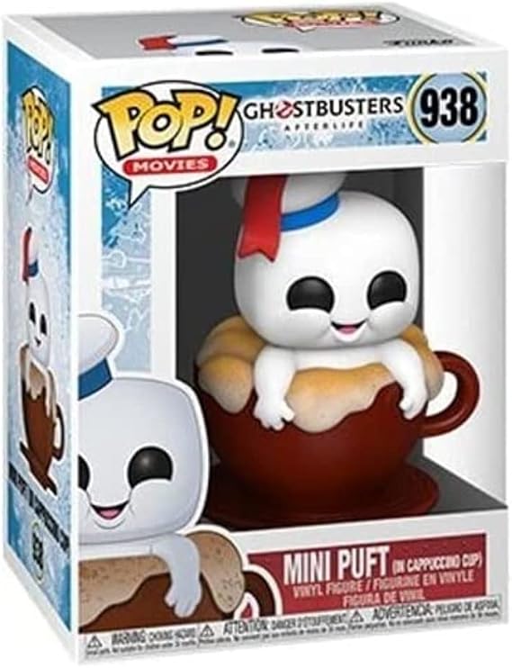 Funko POP Pop! Movies: Ghostbusters Afterlife - Mini Puft in Cappuccino Cup Rust City- POP 14 Multicolor