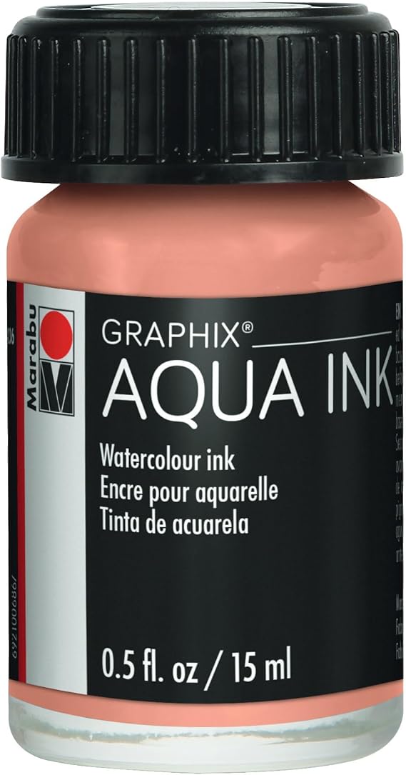 Marabu Aqua Inks Rose Gold - 15ml