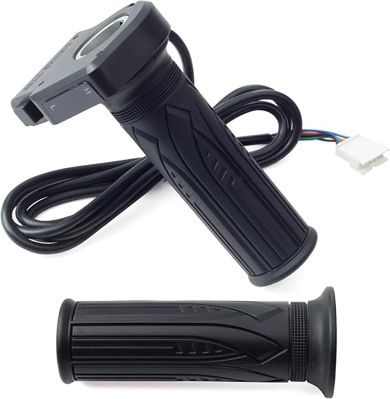 36V Throttle Grip Replacement for Jetson Bolt Pro Electric Bike for Jetson Atlas for Dyu D3F D2F C3 C4 for ANCHEER with LCD Voltage Display and Cruise Controll Function Key