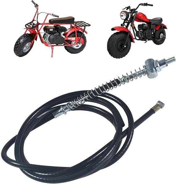 Chikia CT200U Rear Drum Brake Cable Line 63" Compatible with Coleman CT200U CT200U-EX BT200X Baja Warrior Massimo MB200 Mini Bike