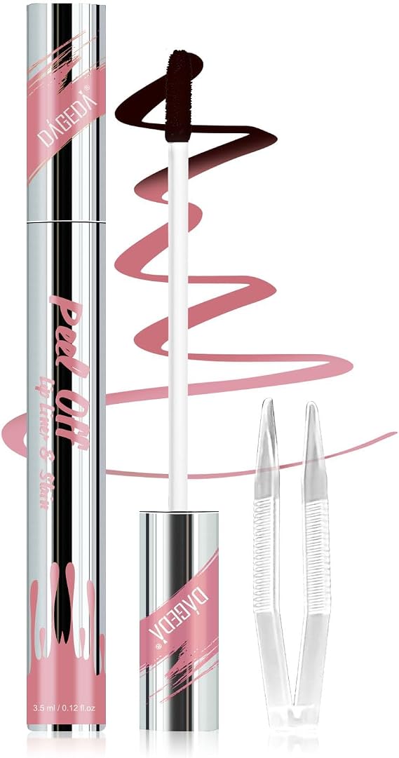 Prreal Peel Off Lip Liner Stain, Lip Stain Peel Off Tattoo Lip Liner