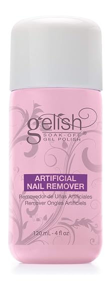 Gelish Artificial Nail Gel Polish Remover, 4 oz.