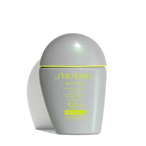 Shiseido Sports BB Cream SPF 50+ Sunscreen - 30 mL - Quick-Dry, Non-Sticky Formula for Natural, All Day Finish - Perspiration, Water & Transfer Resistant - Non-Comedogenic