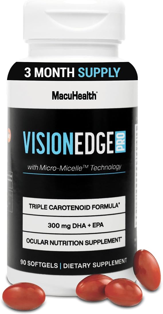 Vision Edge PRO Eye Supplement for Athletes - Formula with Lutein
