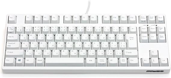 FILCO Majestouch2 Hakua, Tenkeyless Mechanical Keyboard, USB/PS2, White
