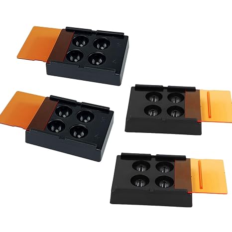Dental Shading Light Box Composite Resin Mixing Well - 4 Well Mini Mixing Tray (4)