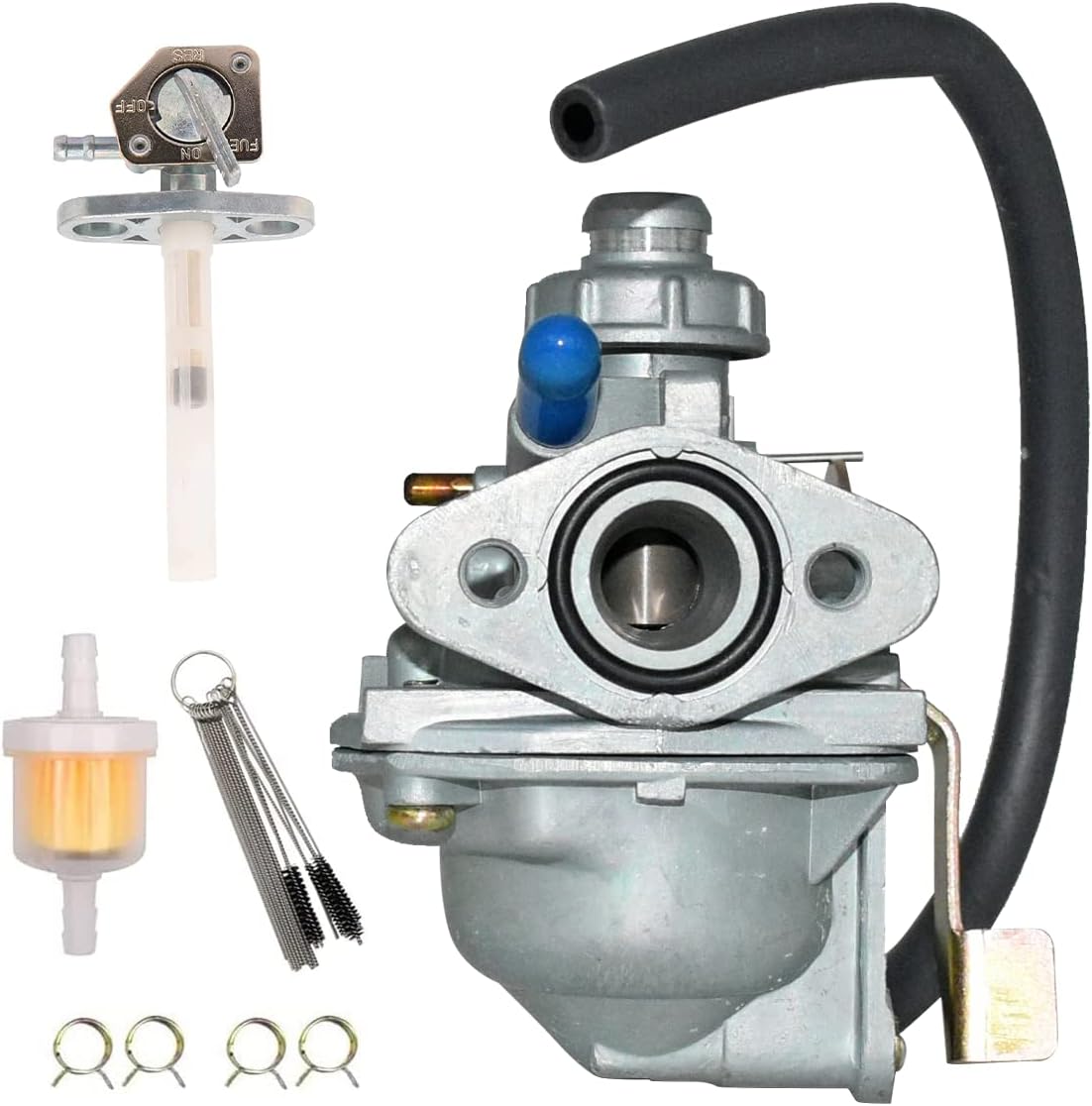Carburetor Fit for Honda XR50R 2000 2001 2002 2003 CRF50F 2004-2005 Carb 16100-GEL-702 with Fuel Valve Petcock