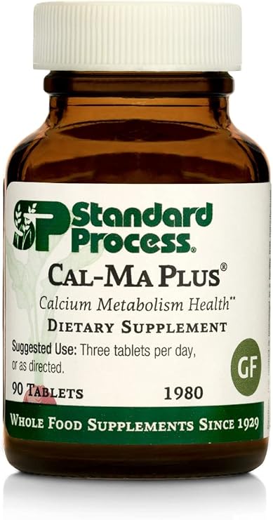 Standard Process Cal-Ma Plus, Calcium & Endocrine Supplement, 90 Tablets