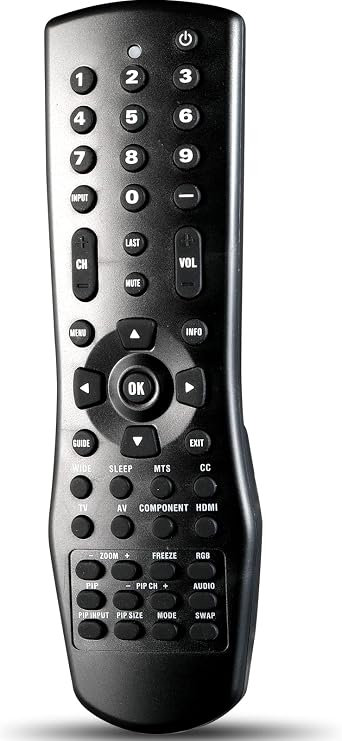 VR1 Universal Replacement Remote Control for Vizio LCD and Plasma TV