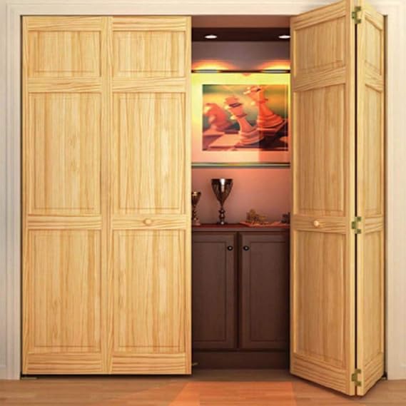 Kimberly Bay Closet Door, Bi-fold, 6-Panel Style Solid Wood (80x34)
