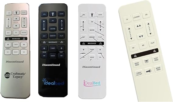 Generic Replacement Remote Compatible with Certain Richmat iDealbed 4i/c, Craftmatic Legacy, Leggett Williamsburg Frankfurt K-132 Models
