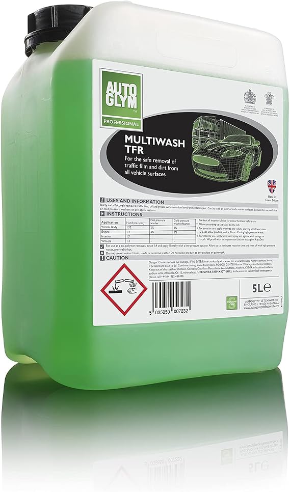 Autoglym Multiwash Traffic Film Remover 5 Litre - Fast Dispatch