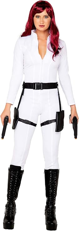 Roma Costume Womens Roma's 2pc Black Ops Spy CostumeAdult Sized Costumes