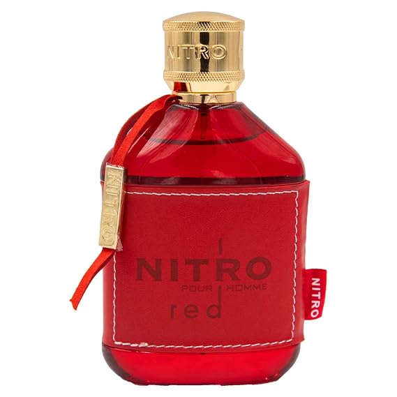 Dumont NITRO RED - 3.4oz - Eau De Parfum - Luxury Perfume for Men - Fruit, Woody, Floral & Masculine Fragrance - Long Lasting Cologne Mist & Body Spray - for Him