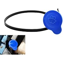 1 Pc Washer Fluid Cap Windscreen Reservoir Compatible With Nissan Qashqai 2006-2019, Micra K11 K13, Almera 2000-2006 Car Wiper Fluid Tank Bottle Cap Replaces (58mm)