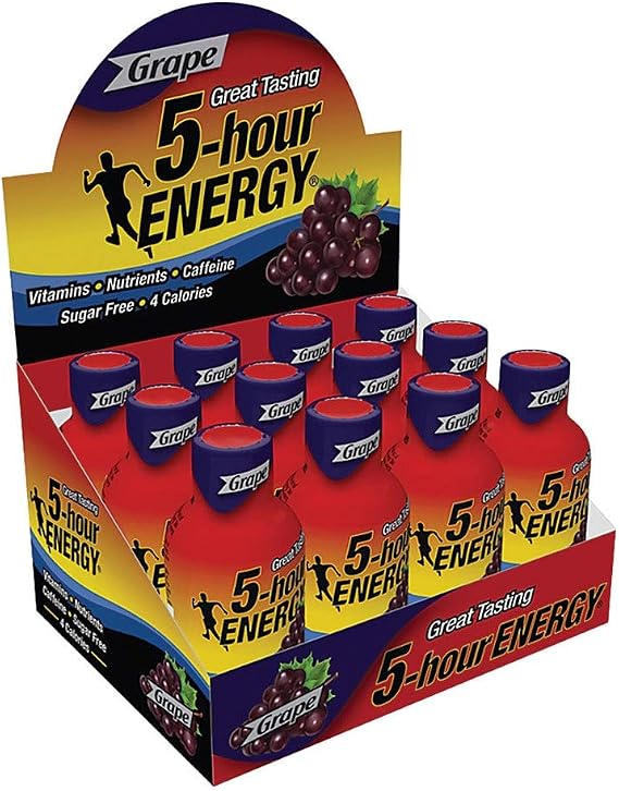 5-Hour Energy Sugar Free Grape Energy Shot 1.93 oz.
