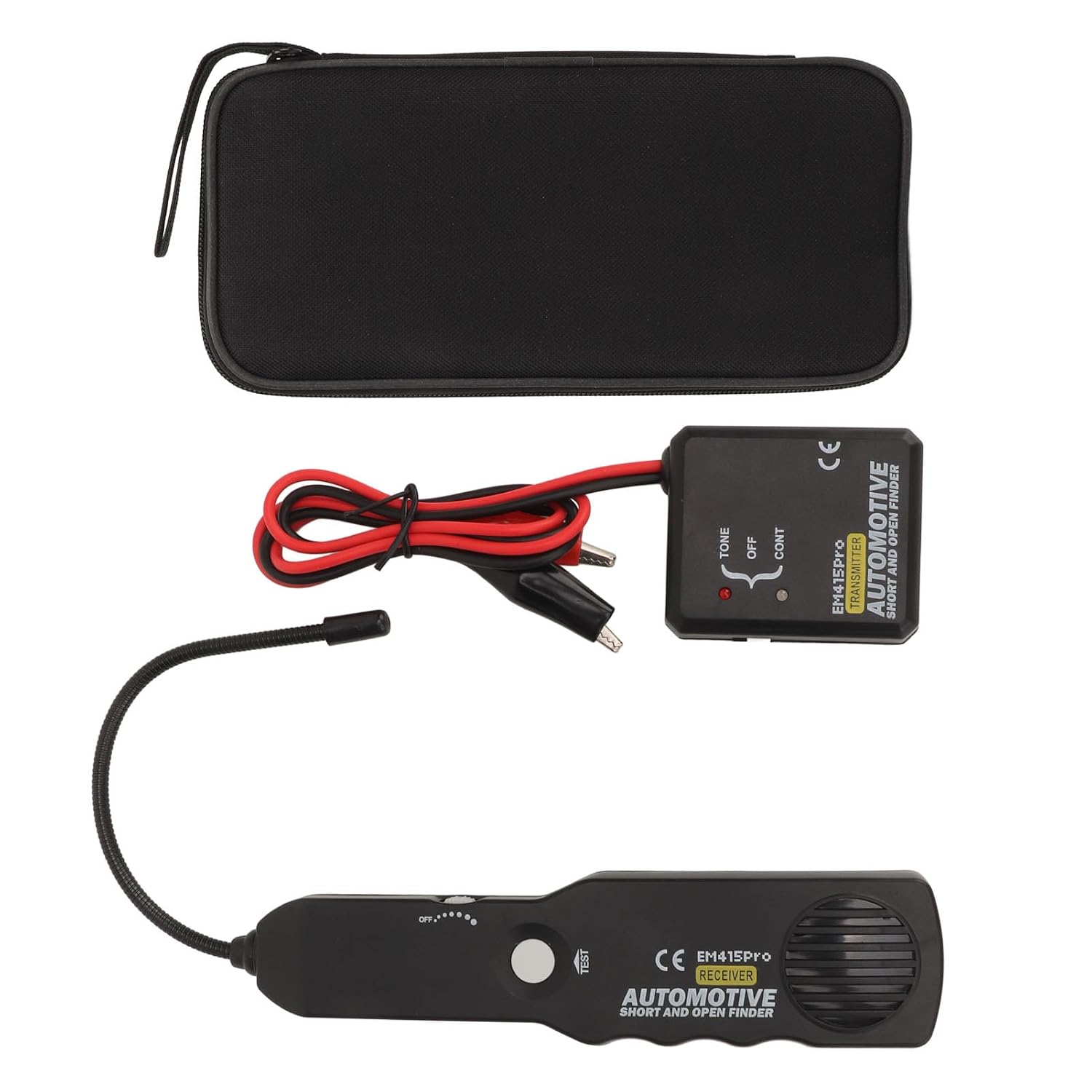 Automotive Electrical Open & Short Finder Circuit Tester, Short Open Finder DC 6‑42V Car Diagnostic Tools, Car Cable Tone Generator Wire Breaker Tracker for Repairing