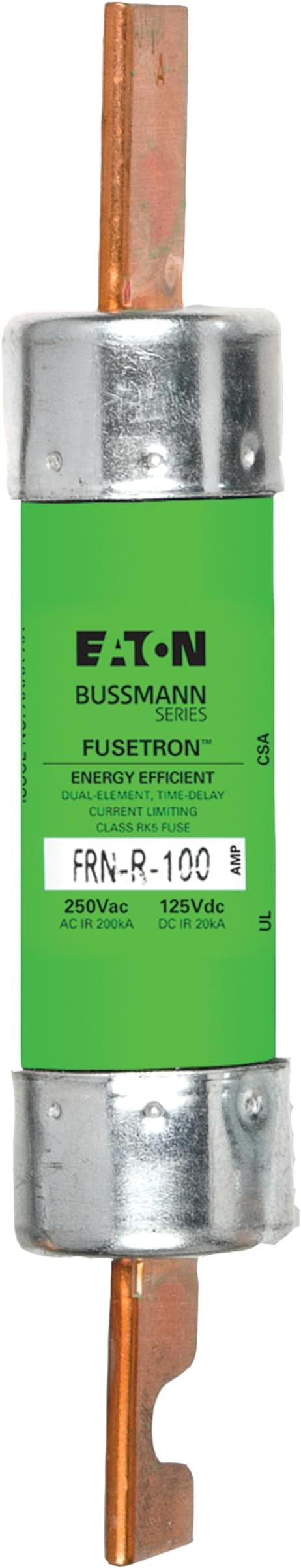 Bussmann 100A FRN-R Heavy-Duty Time Delay Fuse - 1 Each