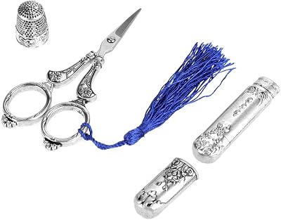 Cutting Embroidery Classical Scissors Antique Vintage Scissor Cutting Embroidery Flower Pattern Scissors Sewing Tool Set