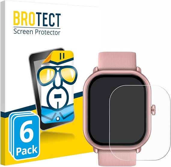 brotect Screen Protector Compatible with Zeblaze GTS 3 Pro (6 Pack) - HD-Clear Protection Film