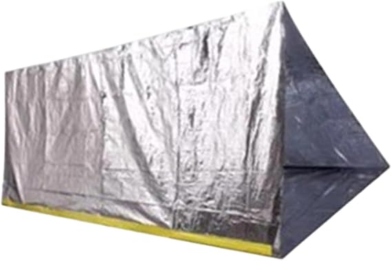 Secure Reflective Emergencies Shelter Waterproof Lifesaving Tent for Wilderness Exploration Providing Warmth Survival Tent